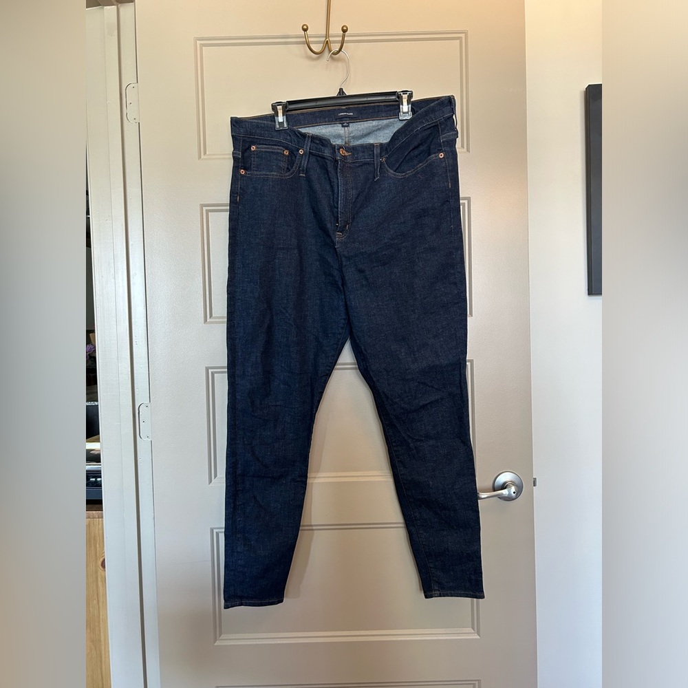 High-rise Toothpick Jean in Classic Rinse by J. Crew Size 35